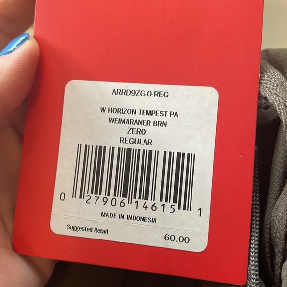 The North Face convertible pant - Brown - size 0 NWT - Picture 2 of 4